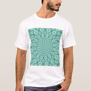 Yukka Grün und Rosa-Hint-Kaleidoskop T-Shirt