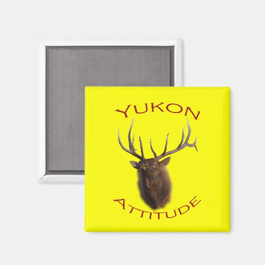 Yukon Attitude Magnet (Vorderseite/Rückseite)
