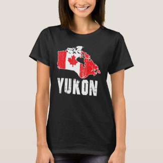 Yukon  Canada  Canada flag  Yukon flag  North Amer T-Shirt