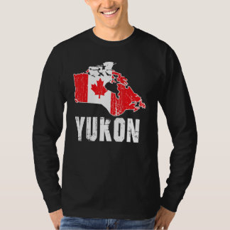 Yukon  Canada  Canada flag  Yukon flag  North Amer T-Shirt