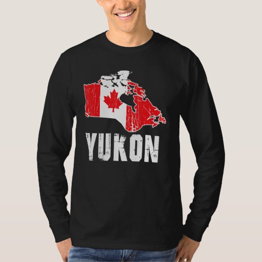 Yukon Canada Canada flag Yukon flag North Amer T-Shirt (Vorderseite)