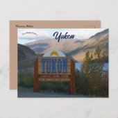 Yukon Canada Larger Than LIfe Postkarte (Vorne/Hinten)