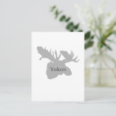 Yukon Canada Logo (Elche) Postkarte (Stehend Vorderseite)