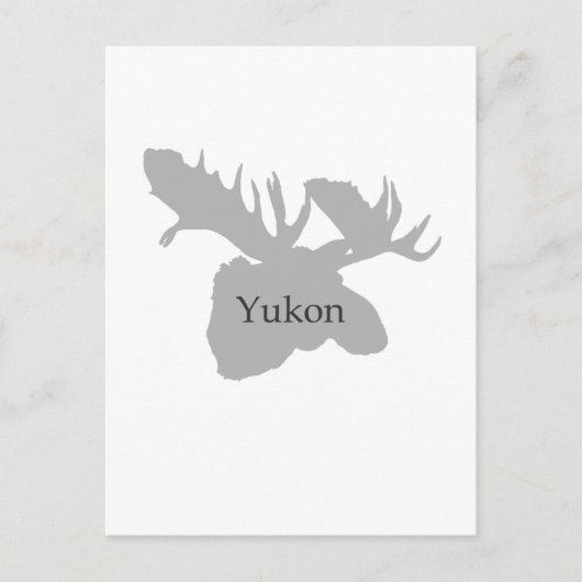 Yukon Canada Logo (Elche) Postkarte (Vorderseite)