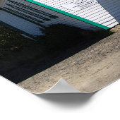 Yukon Church in Carcross, Kanada Poster (Ecke)