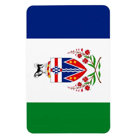YUKON Flag Magnet (Vertikal)