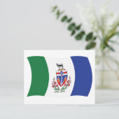 Yukon Flag Postcard Postkarte (Stehend Vorderseite)