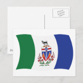 Yukon Flag Postcard Postkarte (Vorne/Hinten)