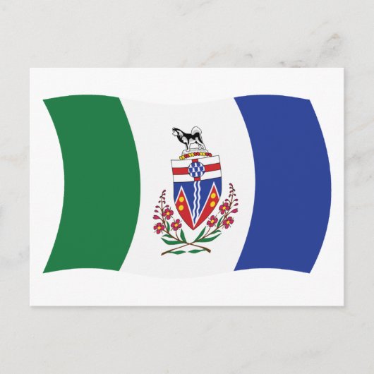 Yukon Flag Postcard Postkarte (Vorderseite)