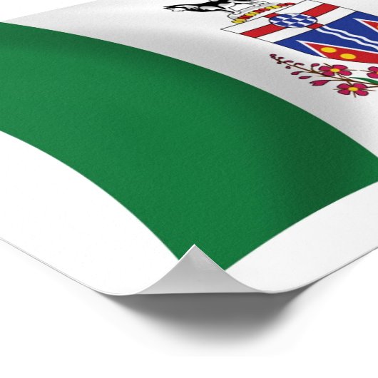 Yukon Flag Poster Print (Ecke)