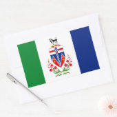 YUKON Flag Rechteckiger Aufkleber (Umschlag)