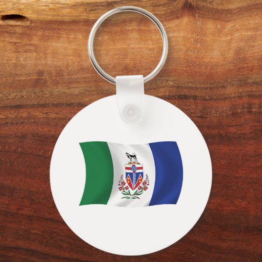 Yukon Flag Schlüsselanhänger (Vorderseite)