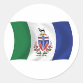 Yukon Flag Sticker (Vorderseite)