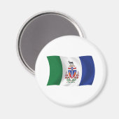 Yukon-Flaggenmagnet Magnet (Vorderseite/Rückseite)