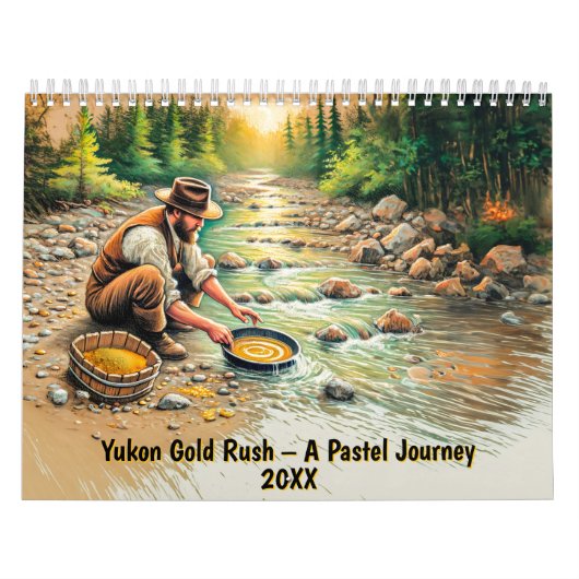 Yukon-Goldrausch – Eine Pastell-Reise Kalender (Titelbild)