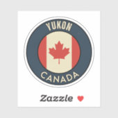 Yukon Kanada Aufkleber (Blatt)