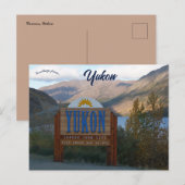 Yukon Kanada Größer Als Das Leben Postkarte (Vorne/Hinten)