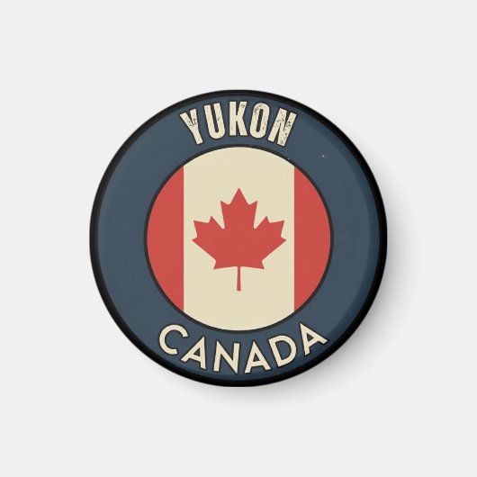Yukon Kanada Magnet (Vorne)