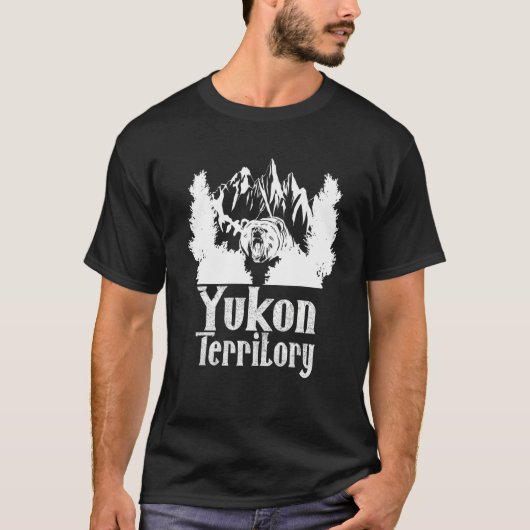 Yukon Kanada Naturbärengebirge Männer Vacat T-Shirt (Vorderseite)