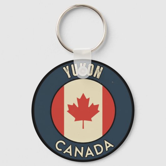 Yukon Kanada Schlüsselanhänger (Vorderseite)