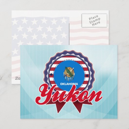 Yukon, OK Postkarte (Vorne/Hinten)