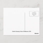 Yukon Oklahoma USA Postkarte (Rückseite)