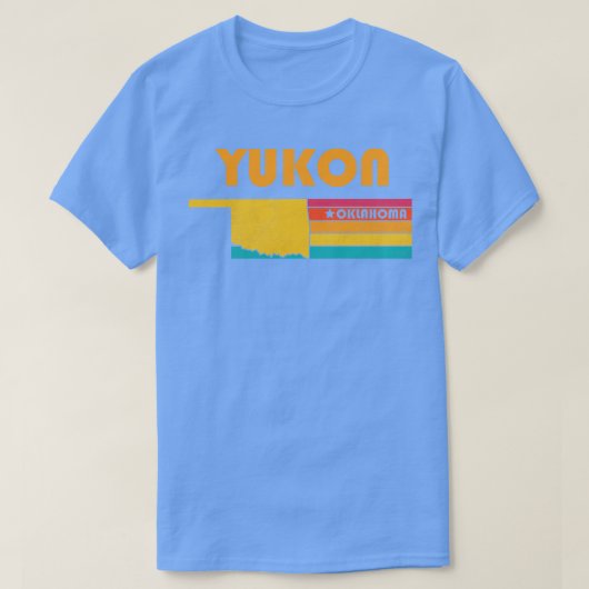 Yukon Oklahoma Vintag beängstigend Souvenir T-Shirt (Design vorne)