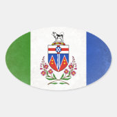 Yukon Ovaler Aufkleber (Vorderseite)