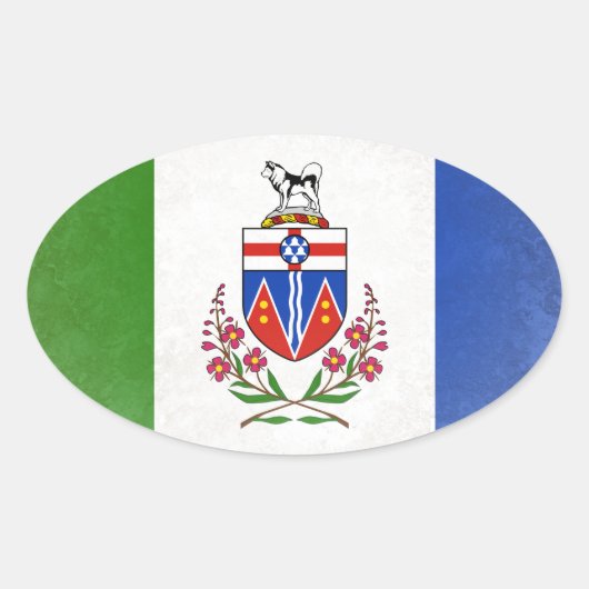 Yukon Ovaler Aufkleber (Vorderseite)