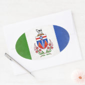 Yukon Ovaler Aufkleber (Umschlag)