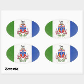 Yukon Ovaler Aufkleber (Blatt)