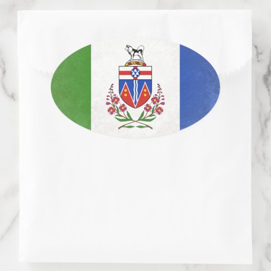 Yukon Ovaler Aufkleber (Tasche)