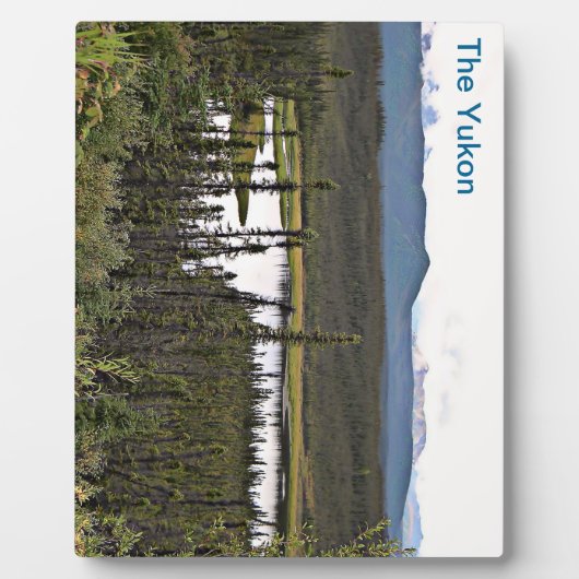 Yukon Pond Fotoplatte (Vorderseite)