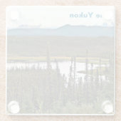 Yukon Pond Glasuntersetzer (Rückseite)