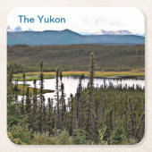 Yukon Pond Rechteckiger Pappuntersetzer (Vorderseite)