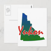 Yukon Postkarte (Vorne/Hinten)