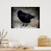 Yukon Raven Grunge Poster (Küche)