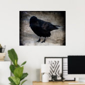 Yukon Raven Grunge Poster (Heimbüro)