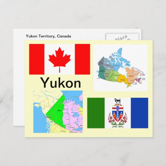 Yukon Territory Kanada Postkarte (Vorne/Hinten)