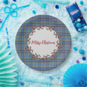 Yukon Territory Tartan Weihnachtspapier Teller (Party)