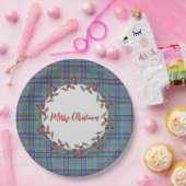 Yukon Territory Tartan Weihnachtspapier Teller (Party)