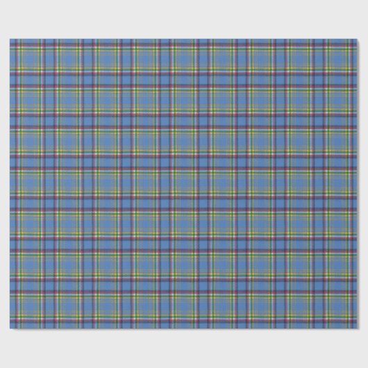 Yukon Territory Tartan Wrapping Paper Geschenkpapier (Flach)