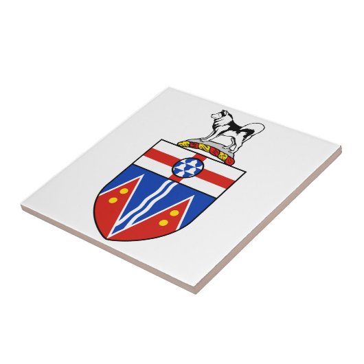 Yukon-Wappen Fliese (Seite)