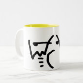 Yukoro zerteilt zweifarbige tasse (Vorderseite Links)