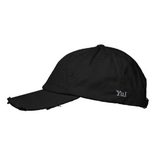 "Yul" Männername bestickt, Bestickte Baseballkappe