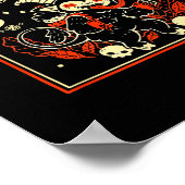 Yule Be Sorry Cute Krampus Dark Christmas Merry Kr Poster (Ecke)