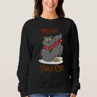Yule Cat Icelandic Folklore Christmas Holiday Sweatshirt