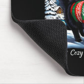 Yule Cat Keep It Cozy Funny Christmas Quote Mousepad (Ecke)