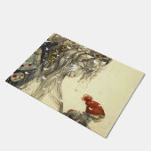 Yule Goat John Bauer Fußmatte (Schrägansicht)