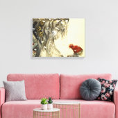 Yule Goat John Bauer Leinwanddruck (Insitu (Wohnzimmer))